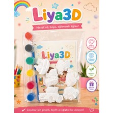 Liya3D Boyama Seti Araçlar Temalı – 6’lı Taş Boyama Seti + Boya ve Fırça Dahil