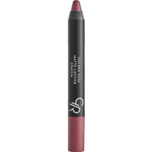 Golden Rose Matte Lipstick Crayon - 10 Lilac - Mat Ruj