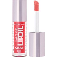 Golden Rose Sweet Kiss Lip Oil Gloss -03 - Berry Pink- Dudak Parlatıcı Yağ