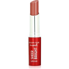 Golden Rose Mood Sheer Bright Lipstick -101 Nude Glow - Parlak Ruj