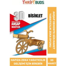 Özbience Boyanabilir 3D Ahşap Puzzle, Eğitici ve Zeka Geliştirici Oyuncak