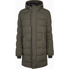 Pikeur Quilted Coat 8014 Lüks Su Geçirmez Kapüşonlu Erkek Parka