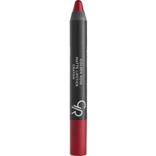 Golden Rose Matte Lipstick Crayon - 23 Red Dose - Mat Ruj