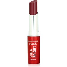 Golden Rose Mood Sheer Bright Lipstick- 108 Rosy Plum - Parlak Ruj