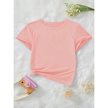 Unisex Oversize Tişört %100 Pamuk Basic Casual Stili