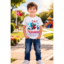 23 Nisan Egemenlik ve Çocuk Tema Baskılı Tişört