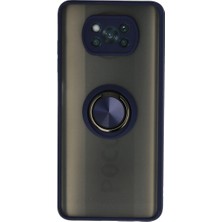 Zemira Pohone X3 Kılıf Montreal Yüzüklü Kapak - Lacivert