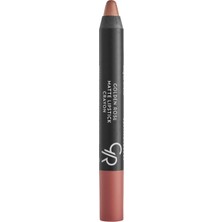 Golden Rose Matte Lipstick Crayon - 15 Natural Beige - Mat Ruj