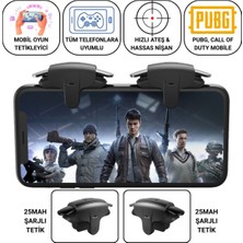 Özbience Tüm Telefonlar Için Pubg ve Call Of Duty Uyumlu Şarjlı Oyun Tetiği