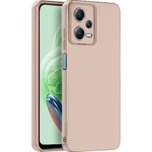 Zemira Note 12 5g Kılıf Nano Içi Kadife - Pudra