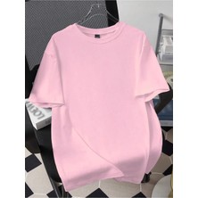 %100 Pamuk Unisex Oversize Tişört Geniş Kesim Yazlık Basic