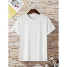 %100 Pamuk Unisex Oversize Kalıp Rahat T-Shirt - Tişört