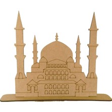 Özbience Eğitici Ahşap Boyama Seti, 18X18 Cm, Ramazan Temalı, 10 Parça