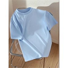 %100 Pamuk Unisex Oversize Tişört Geniş Kesim Yazlık Basic