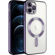 Zemira Iphone 13 Kılıf Kross Magneticsafe Kapak - Mor