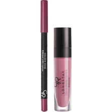 Golden Rose Matte Lip Kit - Blush Pink - Likit Mat Ruj ve Dudak Kalemi