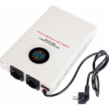 Powermaster SLIM-1500 Otomatik 1500 Watt Kombi Voltaj Regülatörü