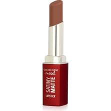 Golden Rose Mood Satiny Matte Lipstick - 01 Bare Nude - Mat Ruj