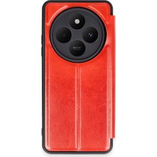 Zemira 14C Kılıf Flip Cover - Kırmızı