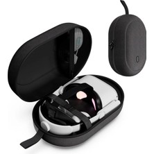 Özbience Large Sert Taşıma Çantası Meta Quest 3s/3/oculus 2/pico 4 Siyah