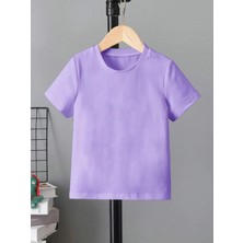 Unisex Oversize Tişört %100 Pamuk Basic Casual Stili