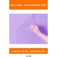 Özbience Şeffaf Pvc Tahta Filmi, Kendinden Yapışkanlı, 5 Metre x 45 cm
