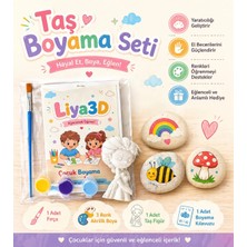 Liya3D Buzlar Kraliçesi Temalı Taş Boyama Seti