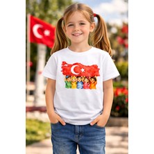 23 Nisan Egemenlik ve Çocuk Bayramı Temalı %100 Pamuk Tişört|t-Shirt