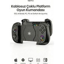 Özbience Kablosuz Çift Yönlü Oyun Kontrol Cihazı Android ve Ios Uyumlu