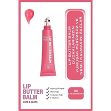 Golden Rose Lip Butter Balm Care&gloss - 06 Strawberry Jam - Renkli Dudak Parlatıcısı