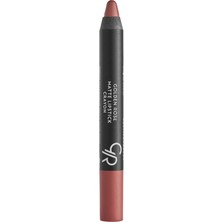 Golden Rose Matte Lipstick Crayon - 27 Peach Nude - Mat Ruj