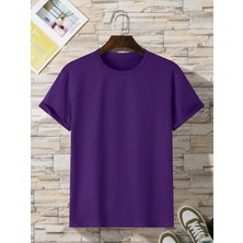 %100 Pamuk Oversize Kalıp Rahat Şık Erkek Tişört \ T-Shirt
