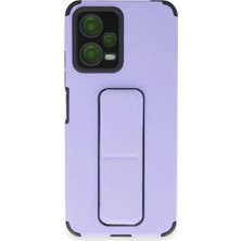 Zemira Po X5 5g Kılıf Mega Standlı - Lila