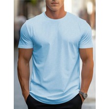 %100 Pamuk Oversize Kalıp Rahat Şık Erkek Tişört \ T-Shirt