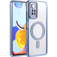 Hayat Store Xiaomi Redmi Note 12 Pro 4g Joke Simli Magneticsafe Kılıf - Mavi