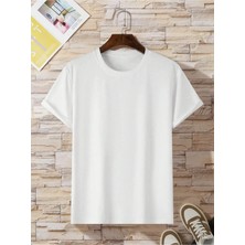 %100 Pamuk Unisex Oversize Kalıp Rahat T-Shirt - Tişört