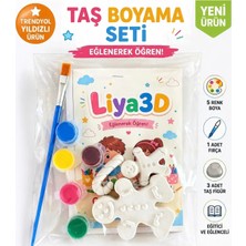 Liya3D Kurabiye Temalı Taş Boyama Seti