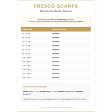 Fresco Scarfs Beril Tesettür Fermuarlı Ferace Elbise Siyah