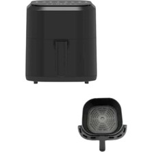 Özbience Pratik 4l Airfryer, Yağsız Fritöz, Taşınabilir, Çok Işlevli Fırın