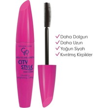 Golden Rose City Style Mascara - Black - Hacim ve Uzunluk Veren Maskara