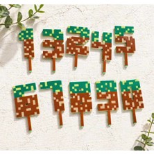 Liya3D Dinozor Figürlü Rakam Pasta Süsü 0-9 – 3D Baskı Doğum Günü Cake Topper