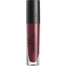 Golden Rose Longstay Liquid Matte Lipstick - 15 Maroon - Uzun Süre Kalıcı Likit Mat Ruj