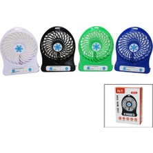 Go İthalat Mini Fan USB Şarjlı Masa Üstü Mini Vantilatör (5517)