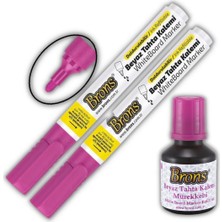 Özbience Pembe Yazı Tahta Kalemi Doldurulabilir ve Silinebilir, 30 ml Mürekkep Seti