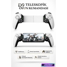 Özbience D9 Cep Telefonu Oyun Denetleyici Kavrama Kolu P3 P4 Kablosuz Bt