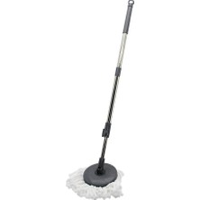 Go İthalat Eco 360 Derece Otomatik Mikrofiber Mop Yedek Seti  Sap + Mop (5517)