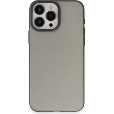 Hayat Store Apple Iphone 15 Pro Kılıf Modos Metal Kapak - Siyah