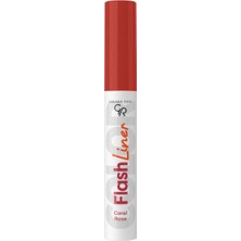 Golden Rose Flash Liner Renkli Eyeliner 106 Coral Rose Yüksek Pigmentli Kolay Uygulama