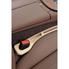 Baghes Koltuk Arası Bej Organizer 38.8 cm Universal Araç Içi Yan Boşluk Doldurucu (2 Adet)