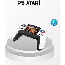 Motto Ticaret 520 Klasik Oyunlu P5™ Controllerview Retro Konsol – Şarjlı,  Ergonomik Tasarım